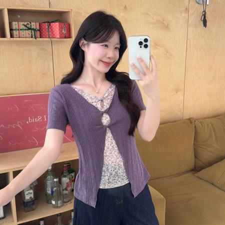 BY25094# 夏装新款胖m...