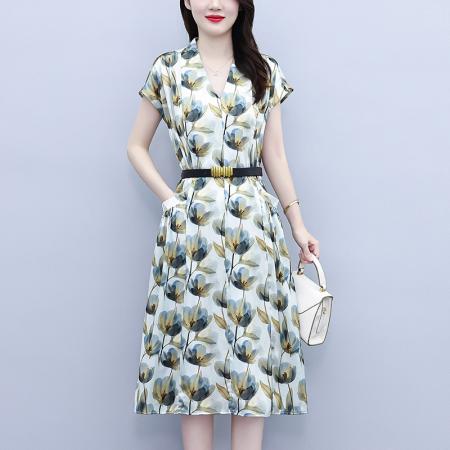 BY25192# 新款女夏季十三行今年流行爆款气质名媛减龄高级感 服裝批發女裝批發服飾貨源