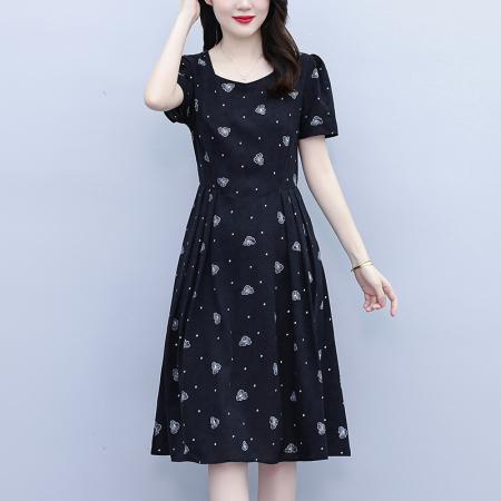 BY25194# 新款女夏季十三行今年流行爆款气质名媛减龄高级感 服裝批發女裝批發服飾貨源