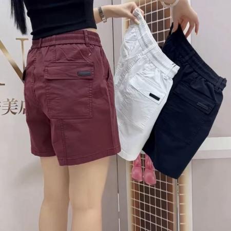 胖mm大码夏季短裤女时尚新款高...