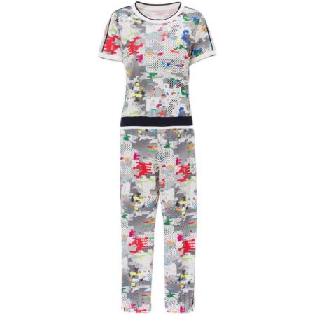 BY25425# -运动服套装女夏季新款时尚洋气减龄时髦休闲两件套  服裝批發女裝批發服飾貨源