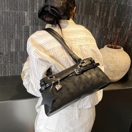 TJ2336# 高级感腋下包包女款2026新款潮春季好看百搭通勤单肩包外出手拎包