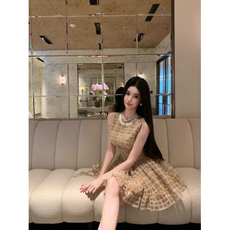 富家女小香风连衣裙 服裝批發女裝批發服飾貨源