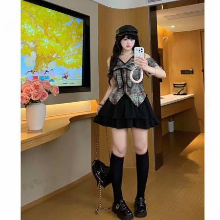 BY30193# 青墨甜莓微胖...
