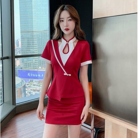 FA56990#美容院美容师工作服女高端养生馆气质套装